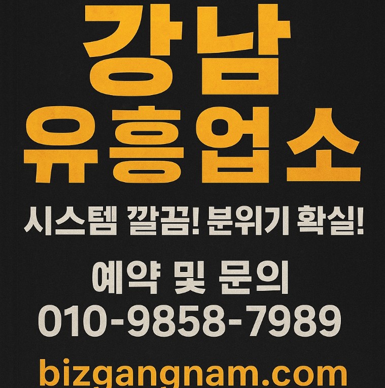 강남 유흥업소 종류 강남 유흥업소 종류