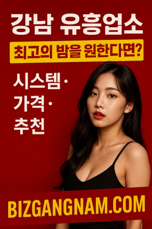 강남 유흥업소 종류 강남 유흥업소 종류