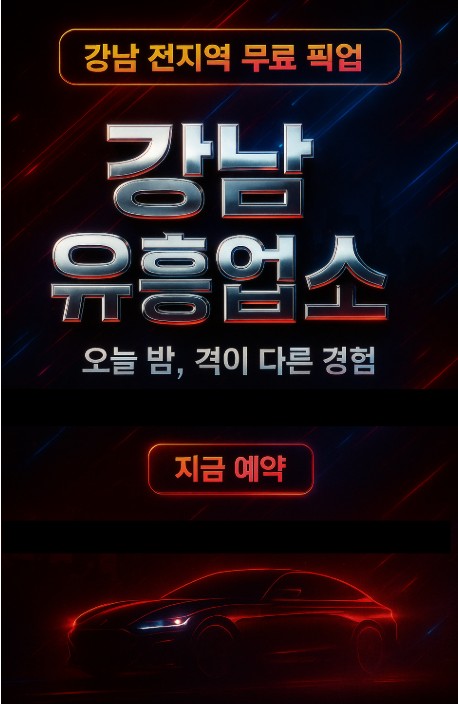 강남 유흥업소 종류 강남 유흥업소 종류