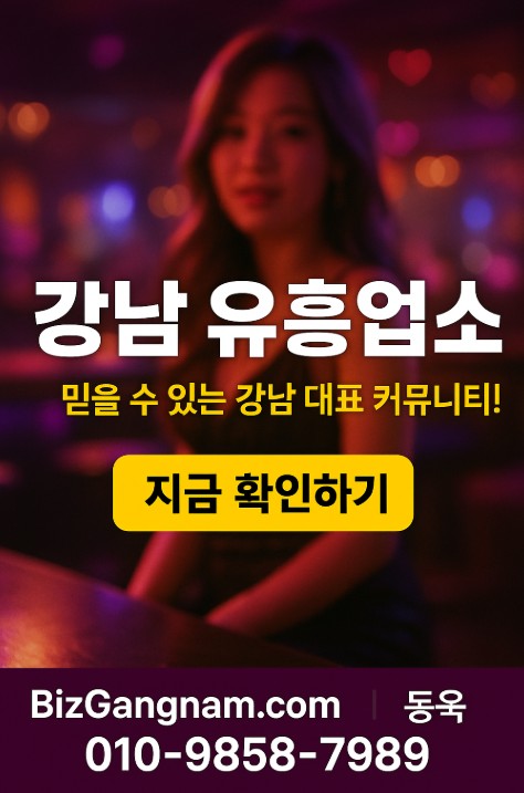 강남 유흥 종류 강남 유흥 종류